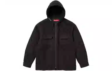 Supreme Fleece Zip Up Hooded Shirt