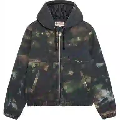 Stussy Work Jacket Stenpat Camo