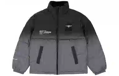 Boy London Gradient Puffer Jacket Black