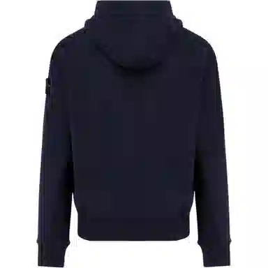 Stone Island Zip Hoodie Blue