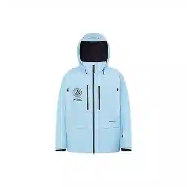 波司登 滑雪系列 户外防风防水透湿撞色拉链连帽羽绒服 男女同款