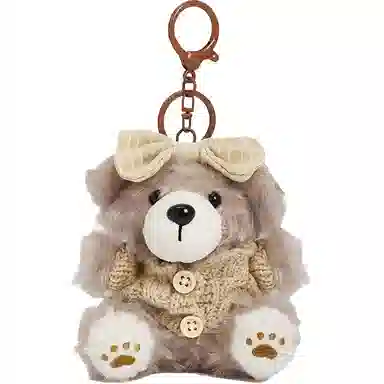 兰妮诗 烘焙系列甜点款国风蝴蝶结装饰  谷圈挂件