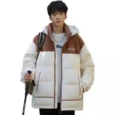 鸭鸭 百搭休闲宽松加厚开衫羽绒服 男女同款