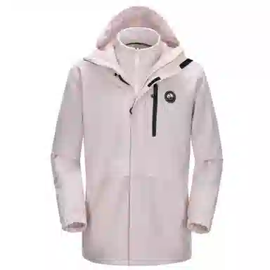 熊猫  户外纯色骑行登山三合一  防水防风耐磨保暖冲锋衣 男女同款