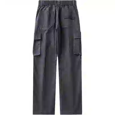 希越 重磅水洗痞帅拼接工装纯色休闲裤 男款