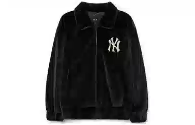 MLB Yankees Logo Fleece Jacket Black