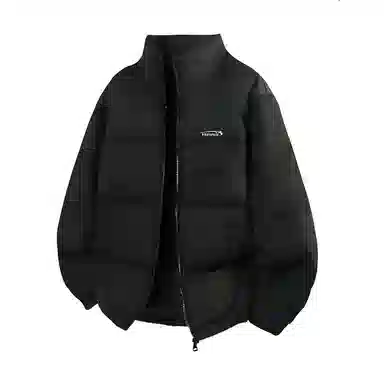 鸭鸭 青少年基础款美式复古多巴胺撞色山系户外立领加厚保暖防风无帽休闲运动百搭舒适柔软都市通勤羽绒服 男女同款