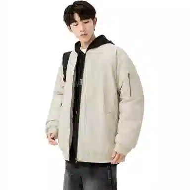 极限涡轮 纯色加厚简约百搭棉服 男女同款