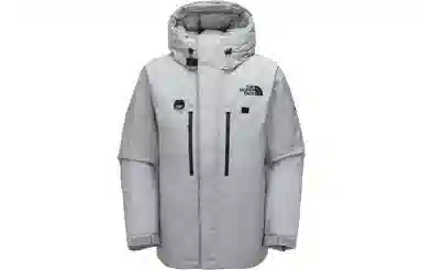 The North Face Himalayan Zip-In Parka Silver