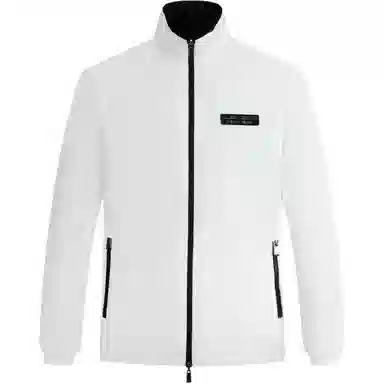 Armani Exchange FW23 Reversible Cotton Jacket White