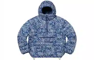 Supreme Micro Down Half Zip Hooded Pullover