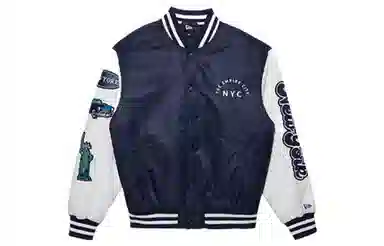 New Era Varsity Jacket Navy