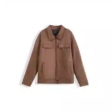 我是大卫 毛呢复古港风保暖加厚休闲夹克 男女同款