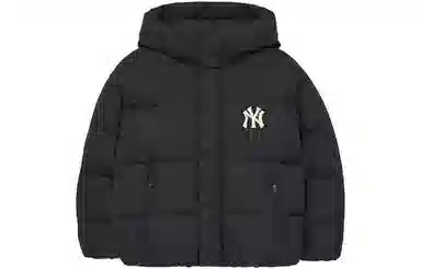 MLB Yankees Puffer Jacket Black