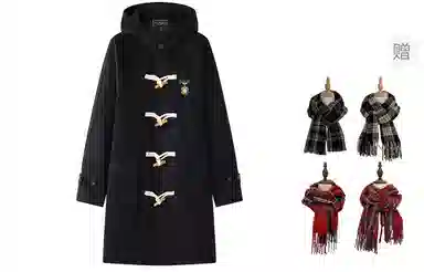 Dongjing Black Wool Coat