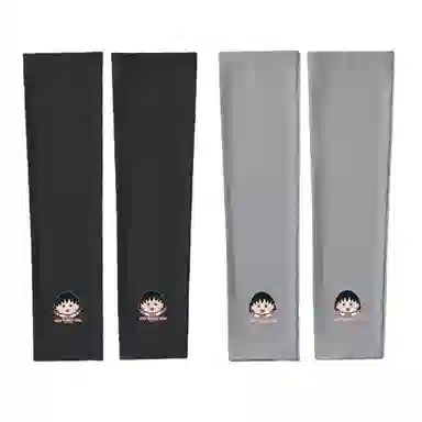 冠辉 夏季樱桃小丸子可爱卡通夏季凉感防紫外线冰袖冰丝高弹护臂轻薄透气舒适时尚户外运动防紫外线 锦纶 防晒袖 男女同款情侣款