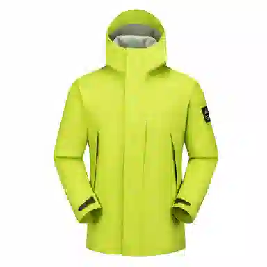 阿尔卑斯  户外登山连帽  防水防风防紫外线耐磨防静电抗菌防泼水防雨冲锋衣 男女同款