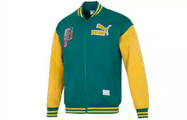 Puma Bomber Retro Jacket Green