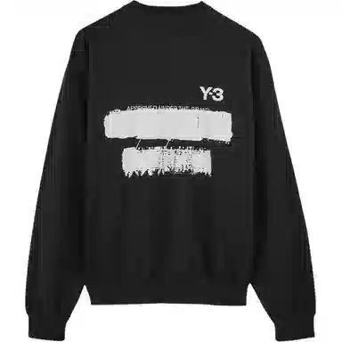 Y-3 SS25 Black Sweatshirt