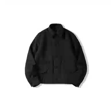 我是大卫 韩系宽松日系毛呢加厚落肩单排扣夹克 男款