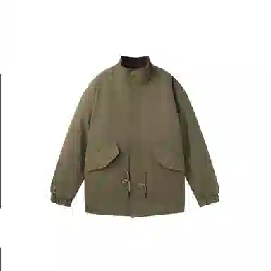 DKPD Fleece Lined Zipper Jacket Military Green