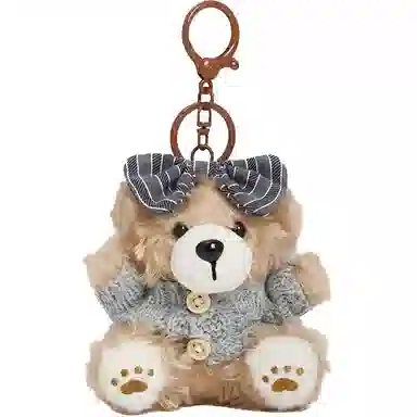 兰妮诗 烘焙系列甜点款国风蝴蝶结装饰  谷圈挂件