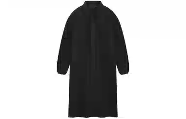 Fear of God Essentials Car Coat Overdye Black Denim