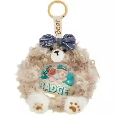 兰妮诗 烘焙系列甜点款国风蝴蝶结装饰  谷圈挂件