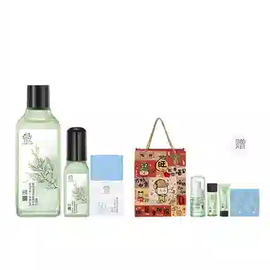 善草纪 茶树清影 护肤套装 祛痘舒缓维稳保湿清爽修护补水控油 水乳两件套