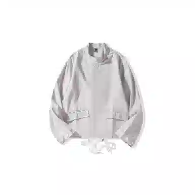 我是大卫 韩版个性立领高级感拉链多口袋宽松夹克 男女同款