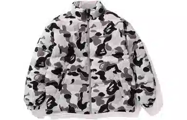 A BATHING APE Abc Camo Reversible Down Jacket