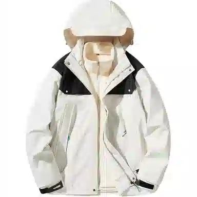 雅鹿优选  三防科技不惧油污  防水防风耐磨冲锋衣 男款