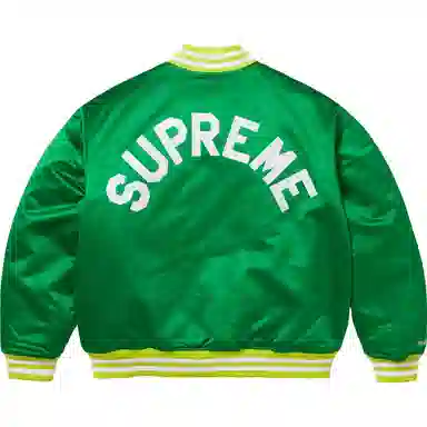 Supreme x Mitchell&Ness Satin Varsity Jacket