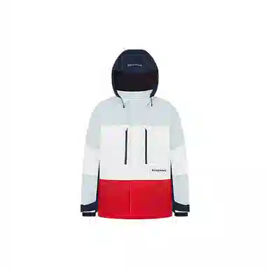 波司登 运动户外滑雪防风防水透气撞色连帽羽绒服 男女同款