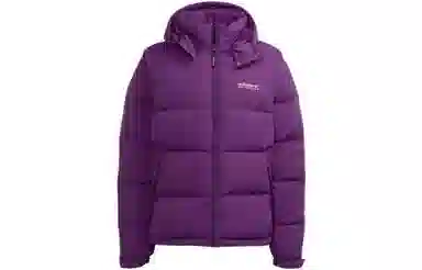 adidas Originals Hooded Down Jacket Purple