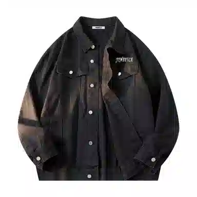 Kinbelle Spider Print Denim Jacket