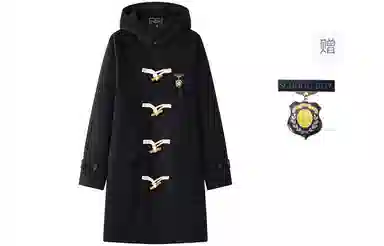 Dongjing Black Wool Coat