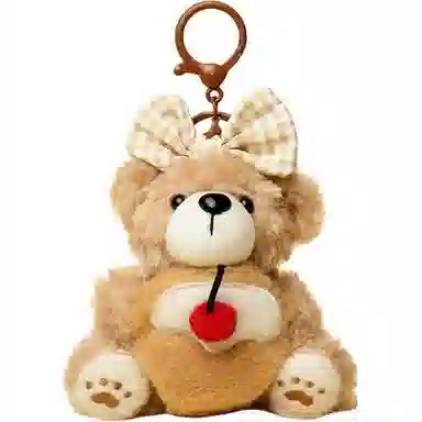 兰妮诗 烘焙系列甜点款国风蝴蝶结装饰  谷圈挂件