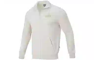 PUMA Logo Windbreaker Jacket White