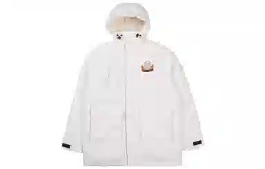 New Era FW22 Logo Puffer Jacket Ivory
