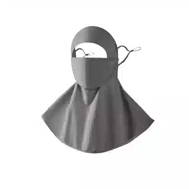 稻草人 夏季全脸防紫外线 遮阳一体护颈 透气护眼角 韩版百搭 锦纶 防晒面罩 女款