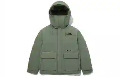 The North Face Logo Zip Hoodie Green