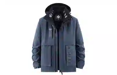 JEEP SPIRIT Casual Letter Print Padded Jacket