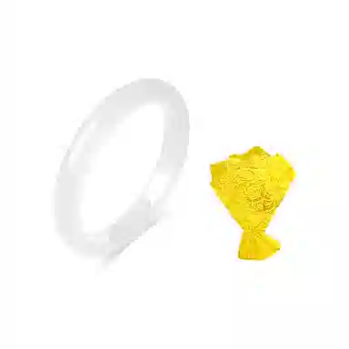 【赠999金钞】六桂福 特级经典白月光 新中式国潮古色古香 旗袍汉服贵妃镯宫廷风轻奢古典感国风 福韵金 好运 玉髓 手镯 女款