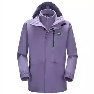 熊猫  户外纯色骑行登山三合一  防水防风耐磨保暖冲锋衣 男女同款