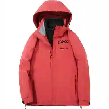 雅鹿优选  保暖连帽拉链长袖  防水防风透气耐磨冲锋衣 男款