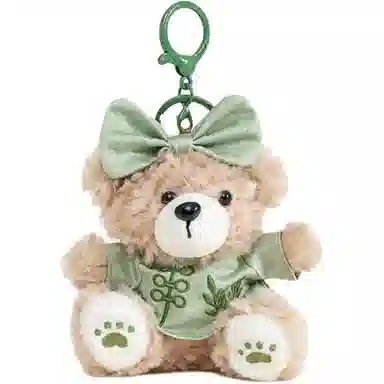 兰妮诗 烘焙系列甜点款国风蝴蝶结装饰  谷圈挂件