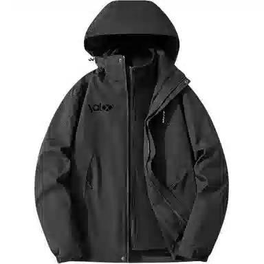 雅鹿优选  纯色拉链连帽  防水防风超轻冲锋衣 男款