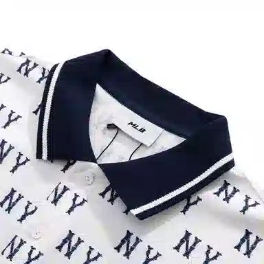 MLB Monogram New York Yankees Ivory Polo