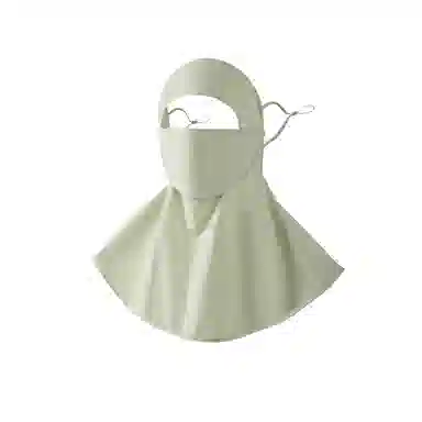 稻草人 夏季全脸防紫外线 遮阳一体护颈 透气护眼角 韩版百搭 锦纶 防晒面罩 女款